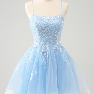Sparkly Lilac A Line Sequined Pleated Floral Appliques Mini Dress - Image 10